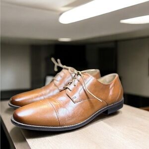 Florsheim brown dress shoes Florsheim Tan Leather Oxford Dress Shoes Size 12